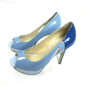 Marc Fisher Blue Stiletto Heels Open Toe